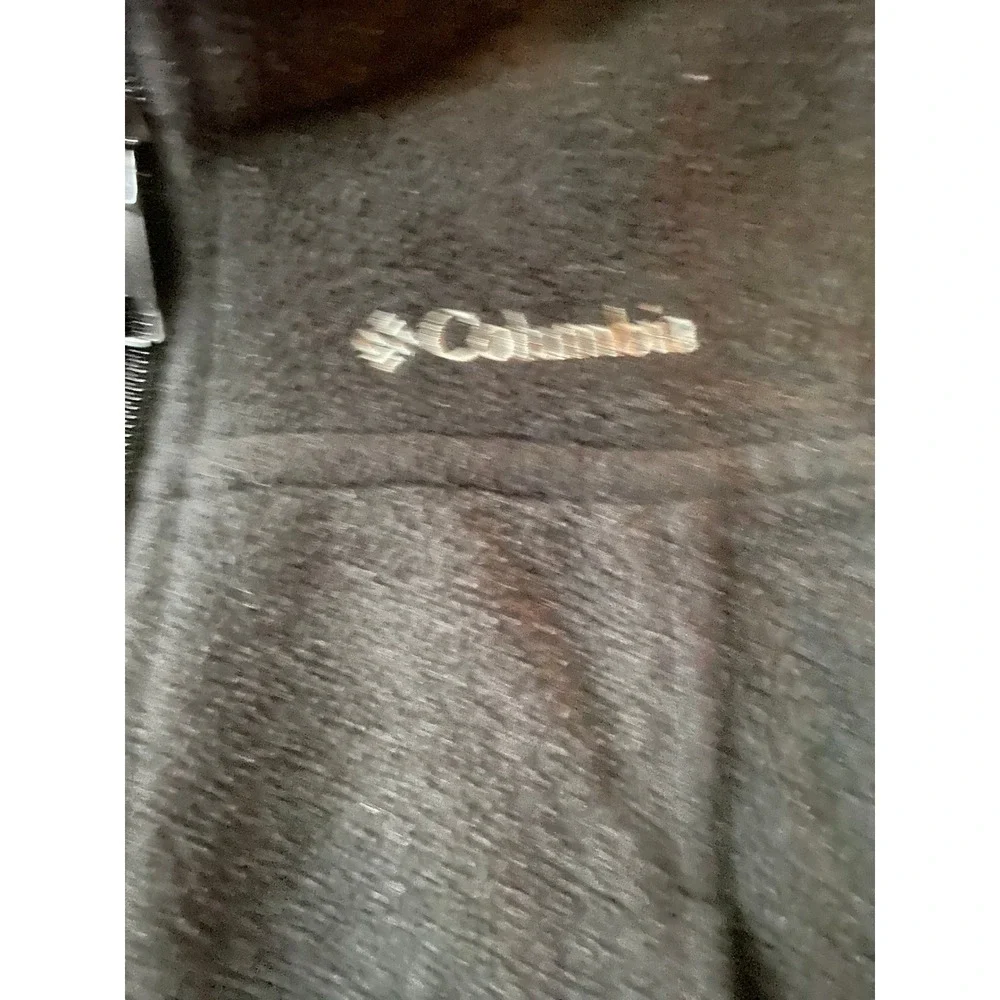 Columbia Fleece Black Full Zip Jacket 2T Warm Winter Cozy Gorpcore Granola Layer